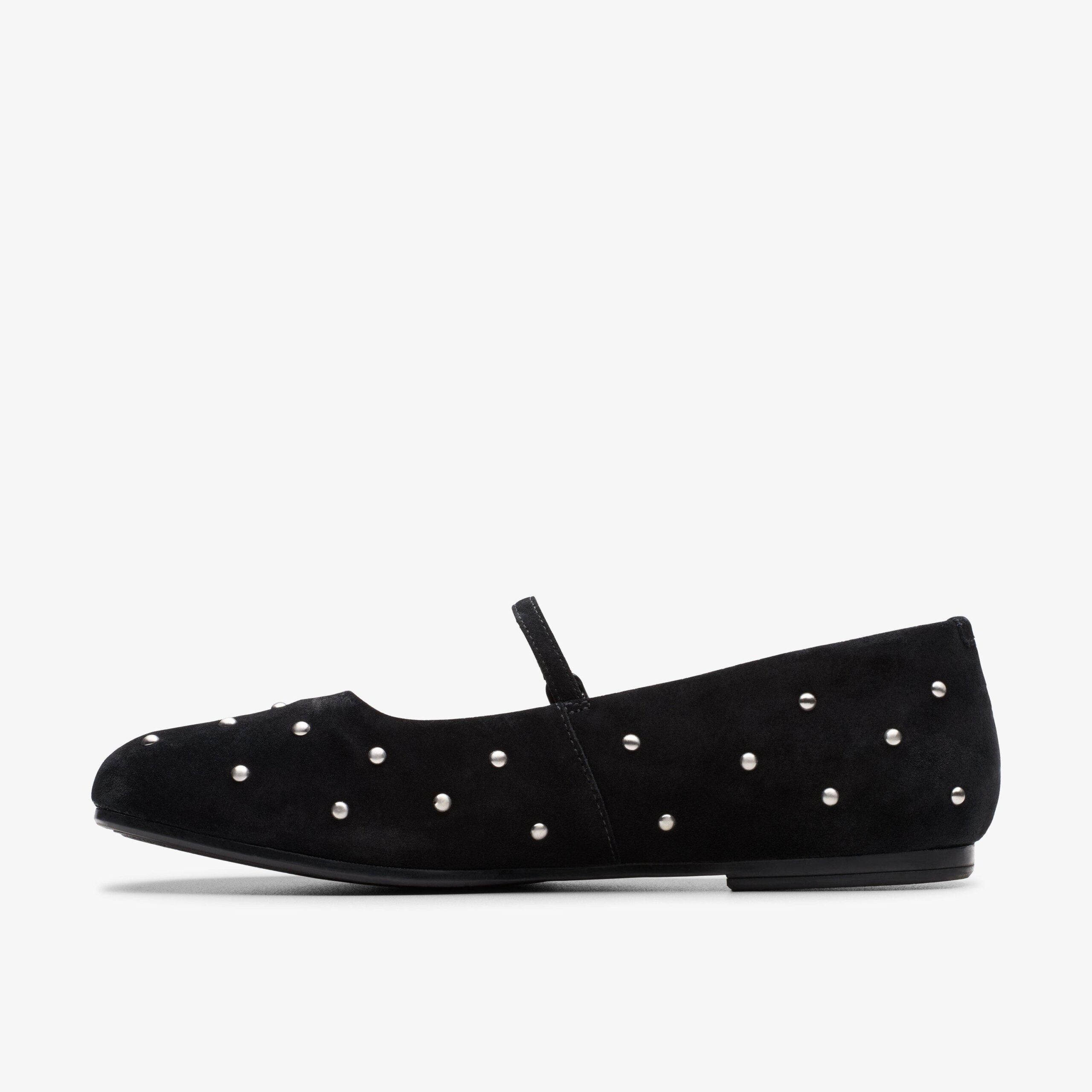 Livia Stud Black Suede - Image 2