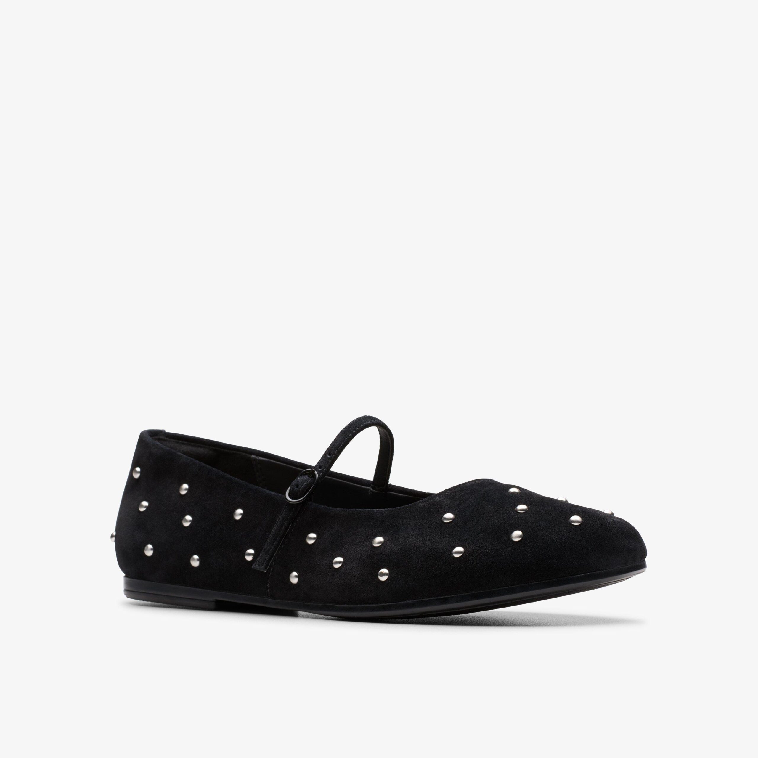 Livia Stud Black Suede - Image 4