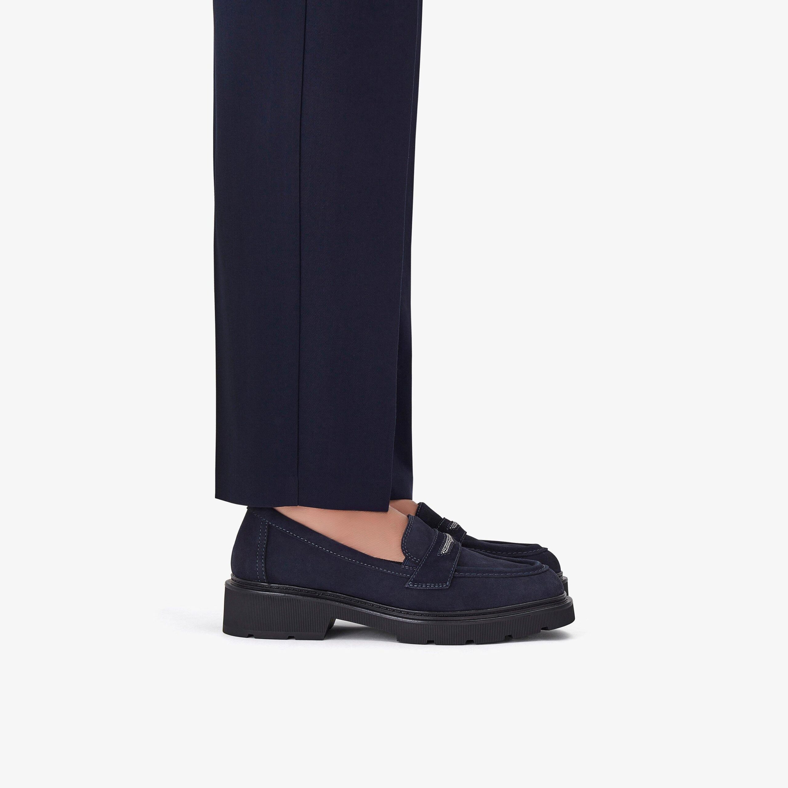 Lauryl Step Navy Suede - Image 2