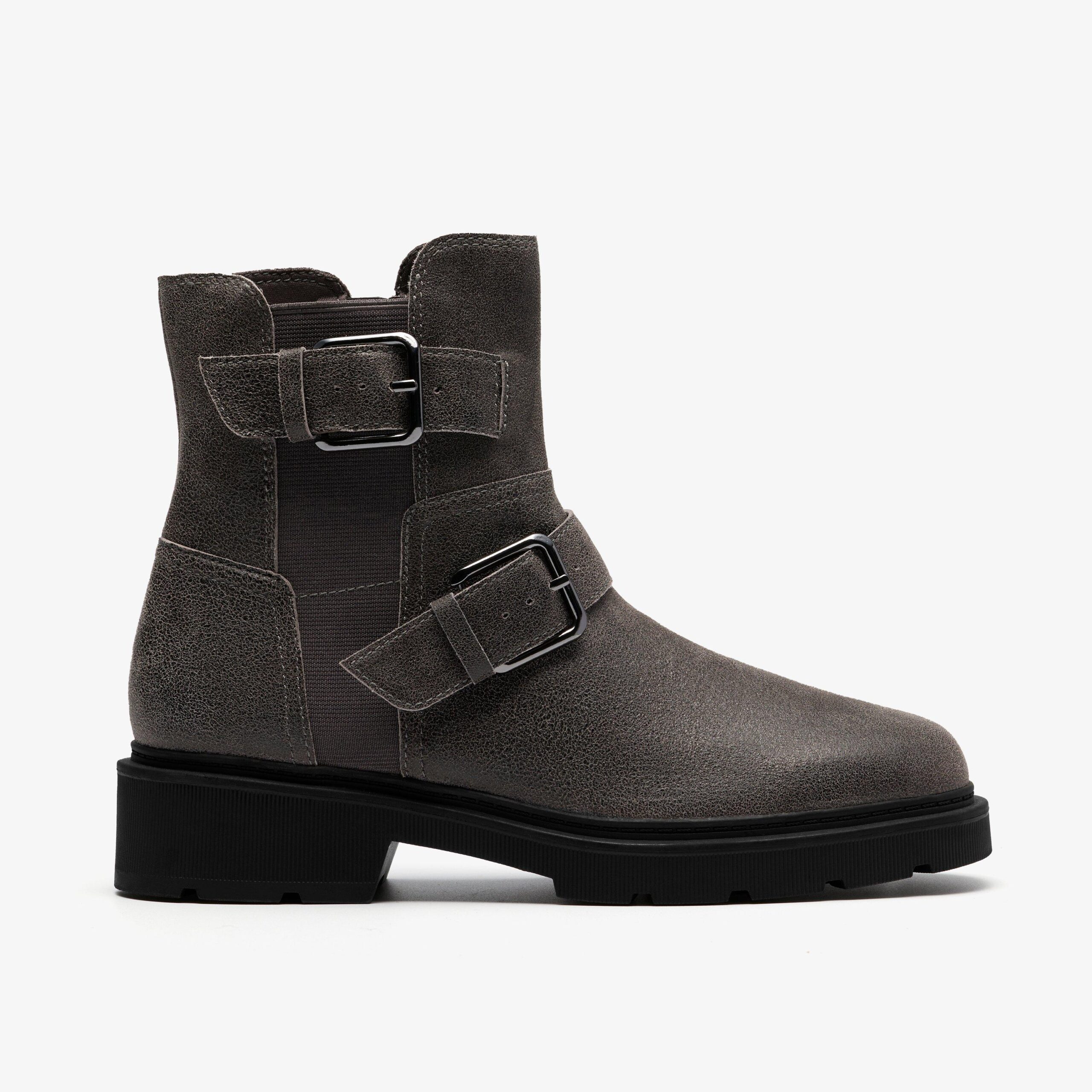 Lauryl Bay Dark Grey Leather