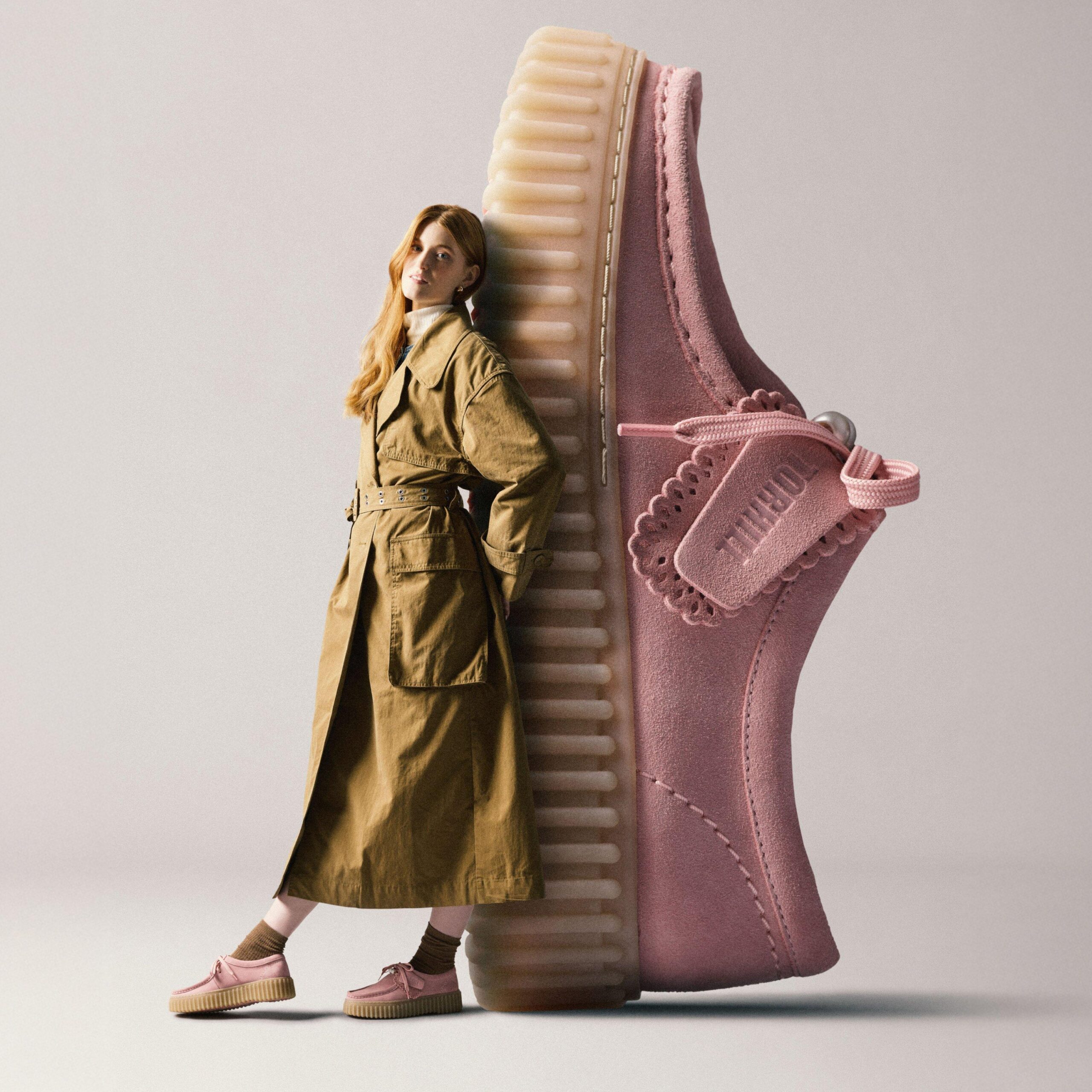 Torhill Bee Dusty Rose Suede - Image 10