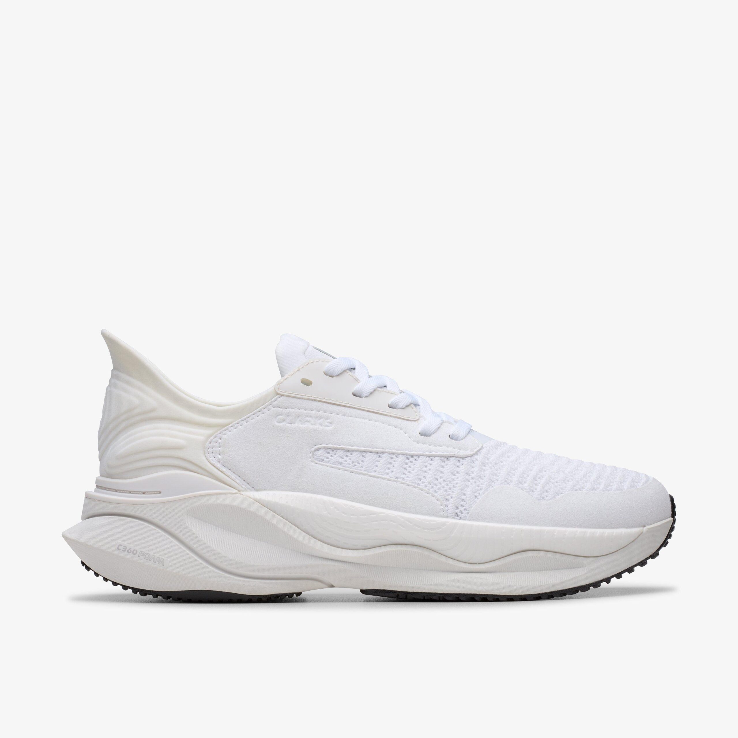 Clarks Pace White