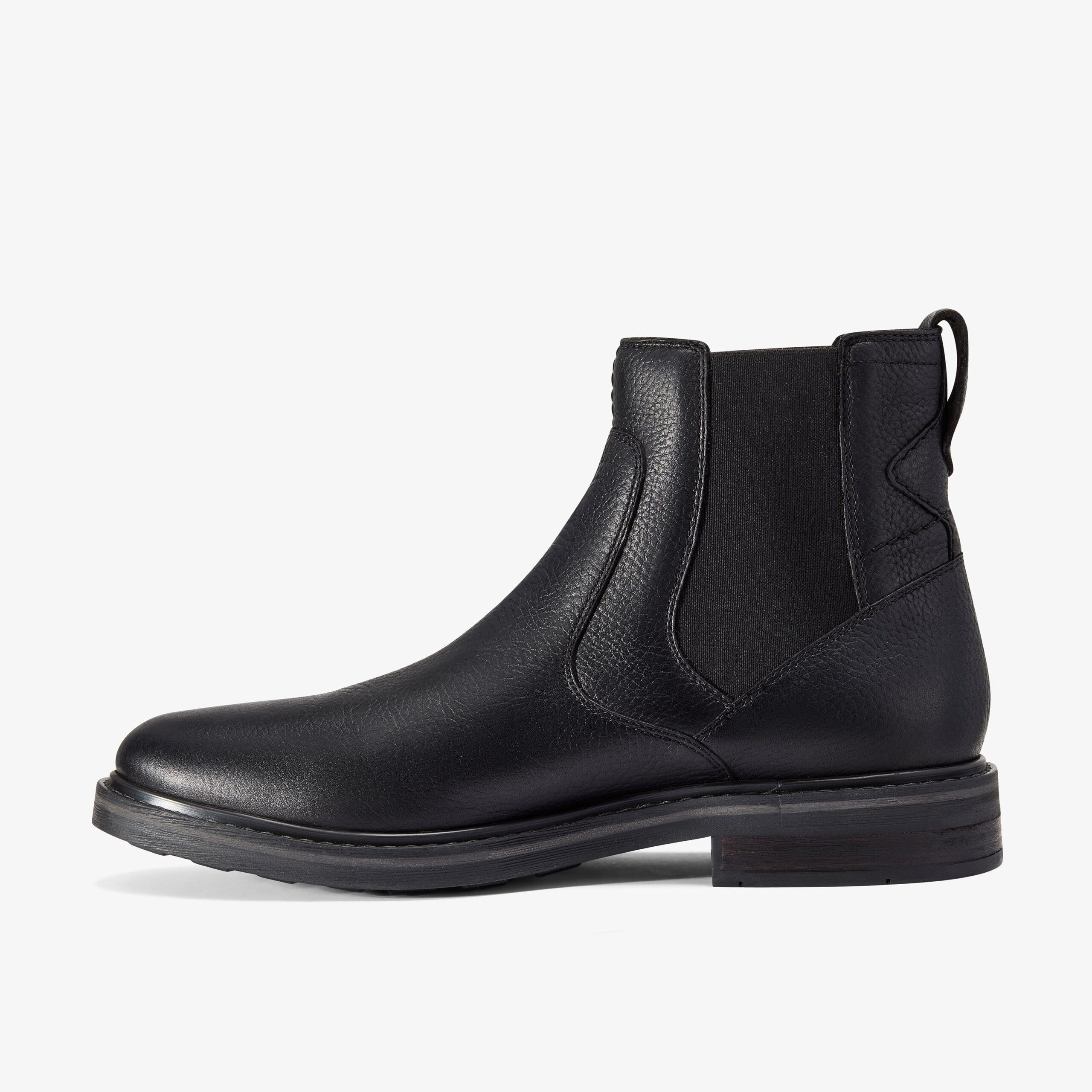 Newford Easy Waterproof Black Warmlined Leather - Image 2