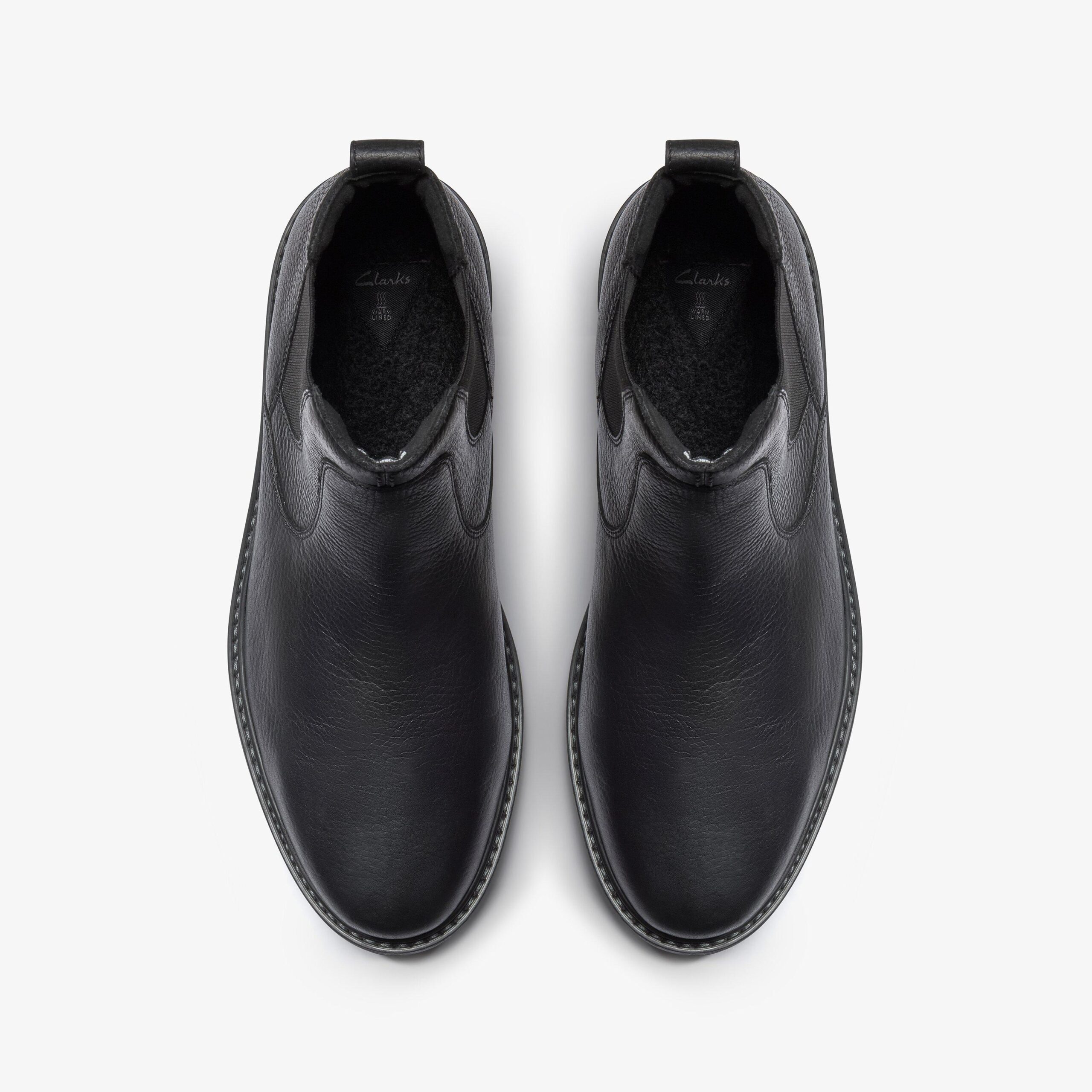 Newford Easy Waterproof Black Warmlined Leather - Image 6