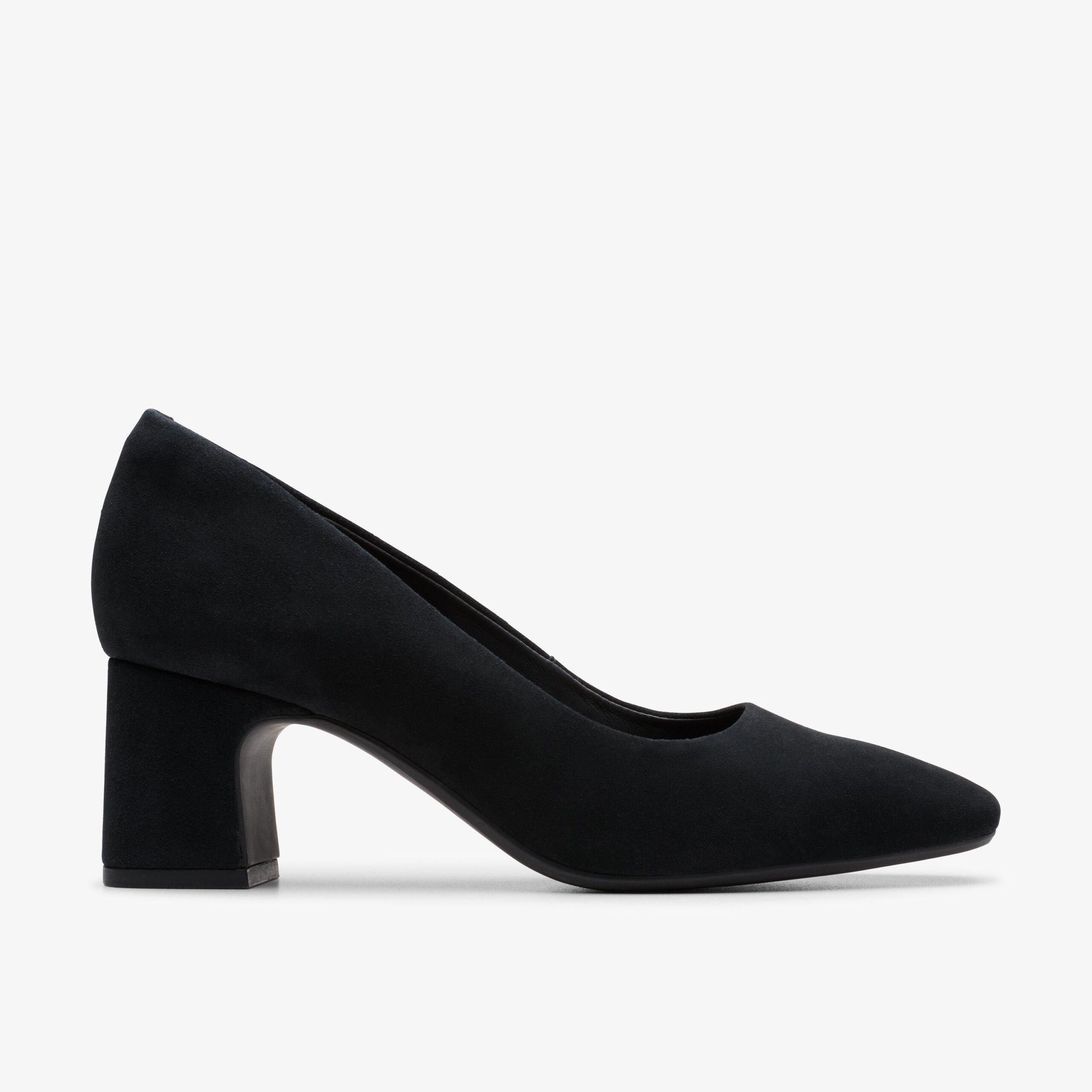 Fernie Court Black Suede