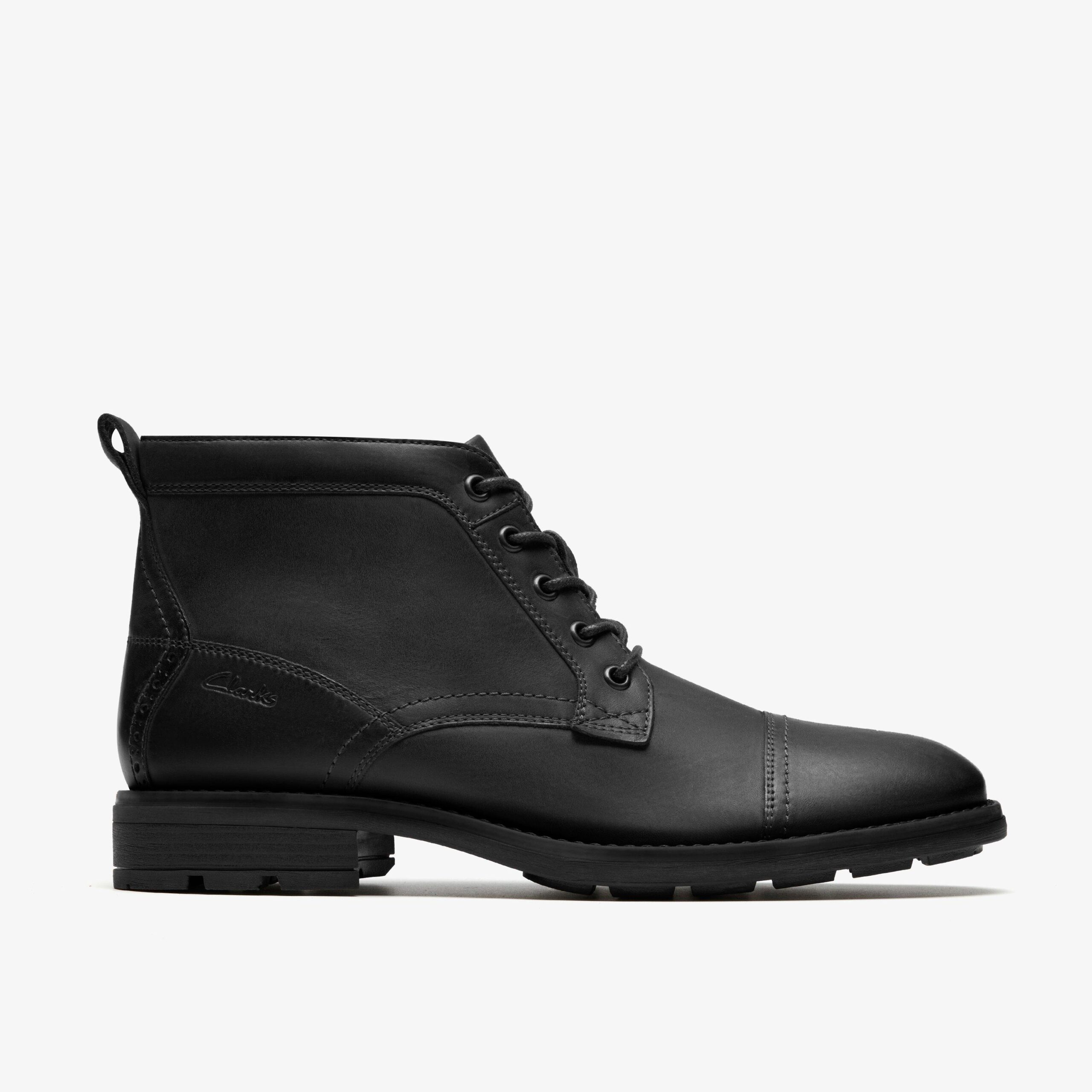 Emmet Zip Black Distressed