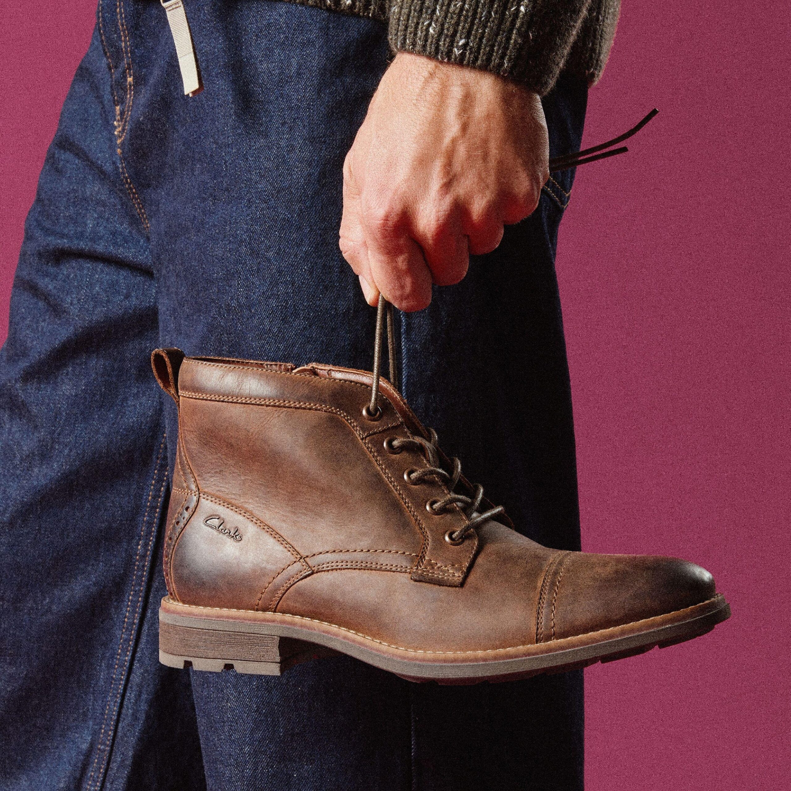 Emmet Zip Brown Distressed - Image 3