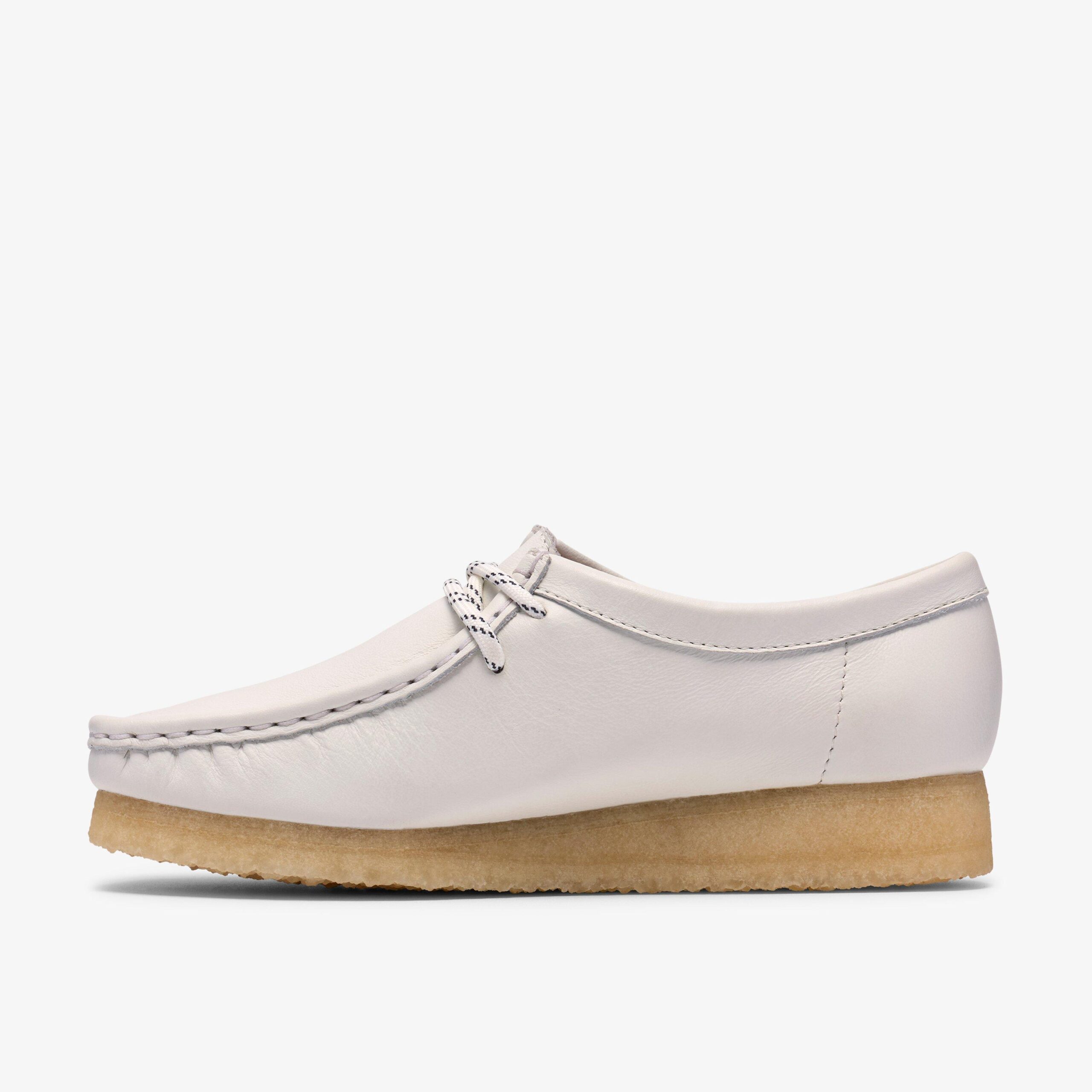 Wallabee White Grain Leather - Image 3