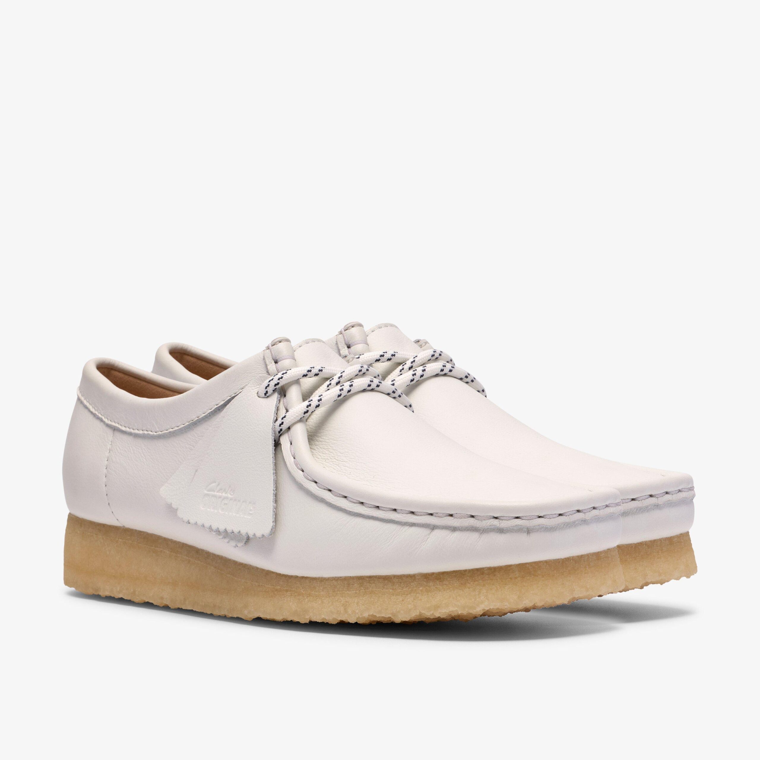Wallabee White Grain Leather - Image 4