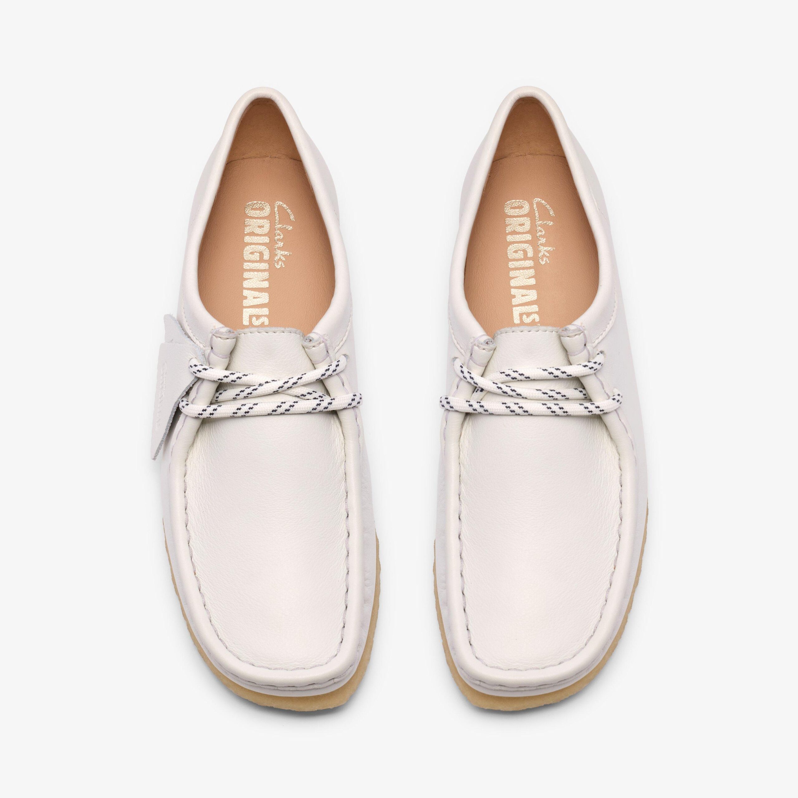 Wallabee White Grain Leather - Image 6