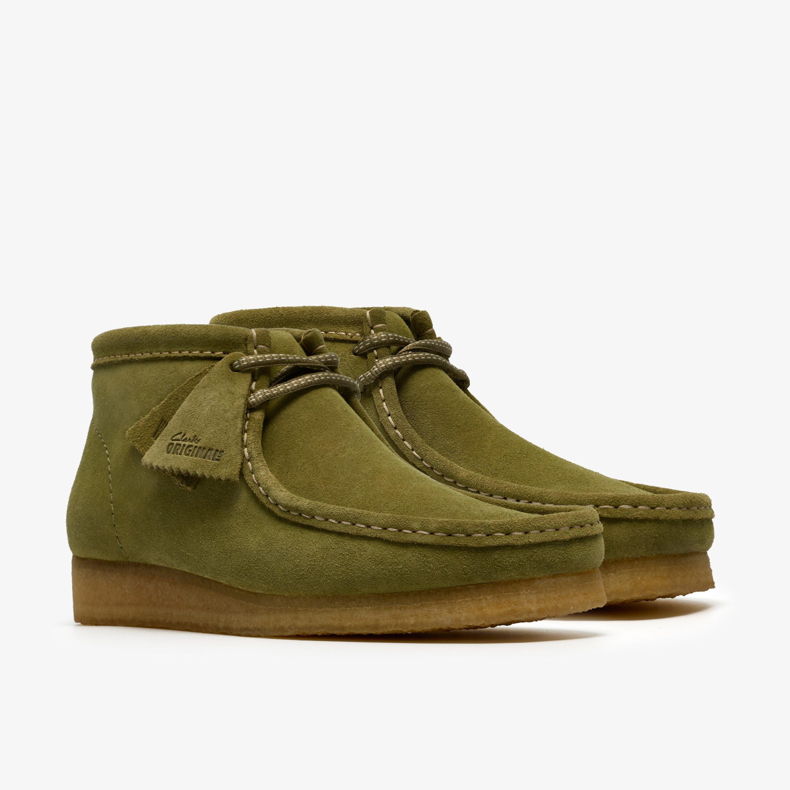Wallabee Boot Green Suede - Image 2