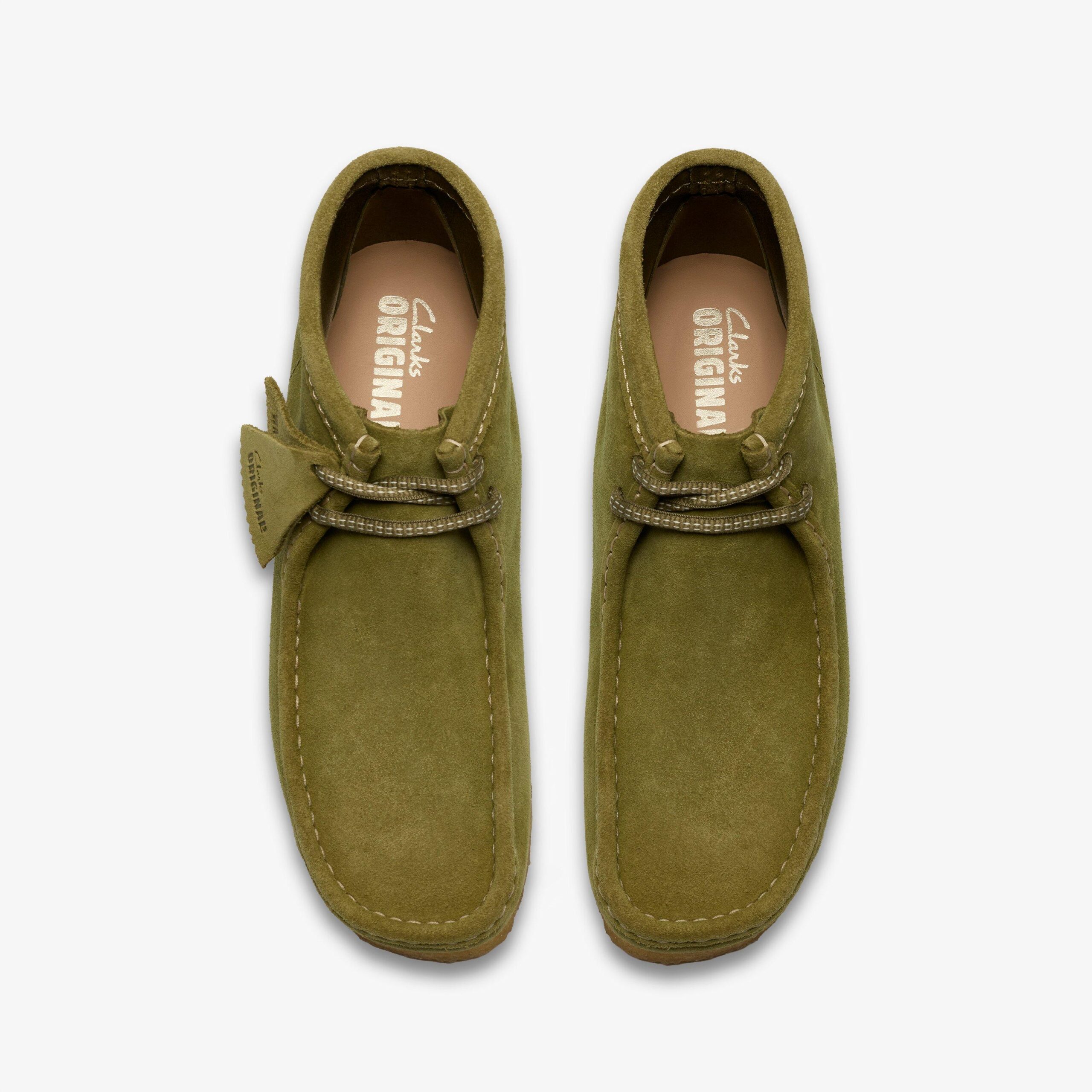 Wallabee Boot Green Suede - Image 4