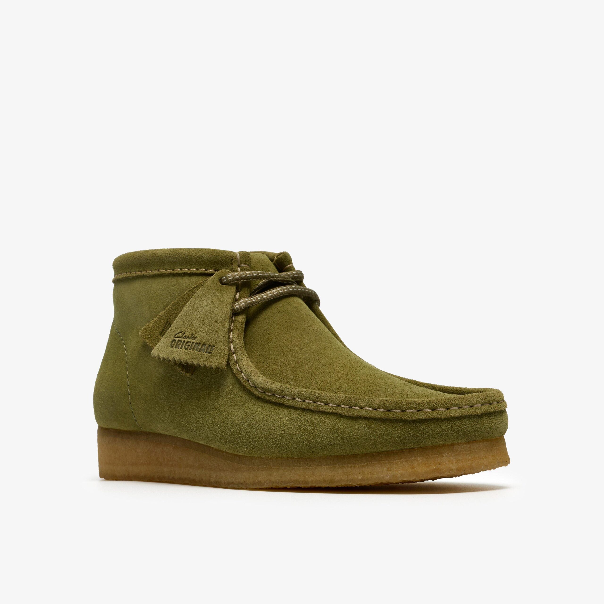 Wallabee Boot Green Suede - Image 5