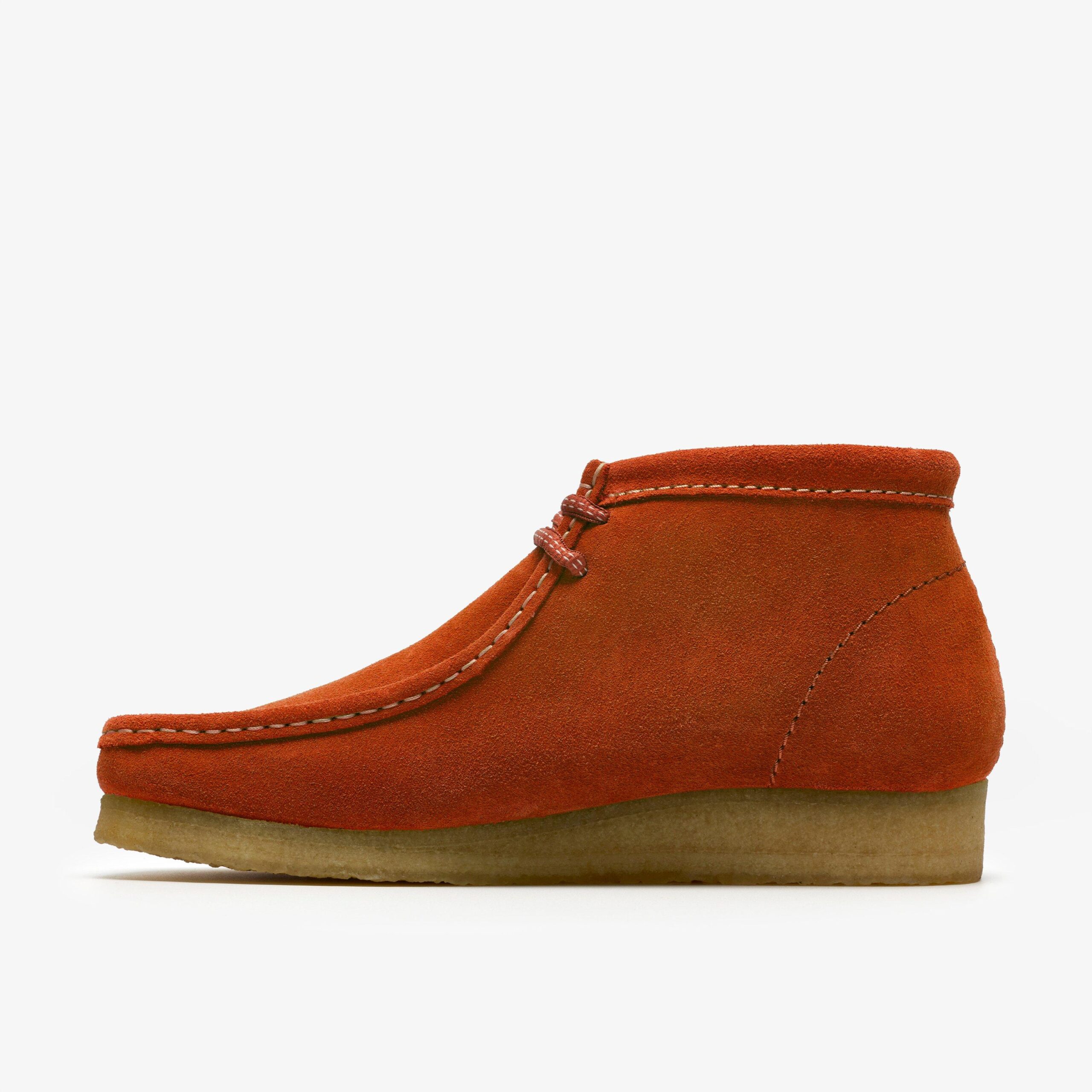 Wallabee Boot Orange Suede - Image 2
