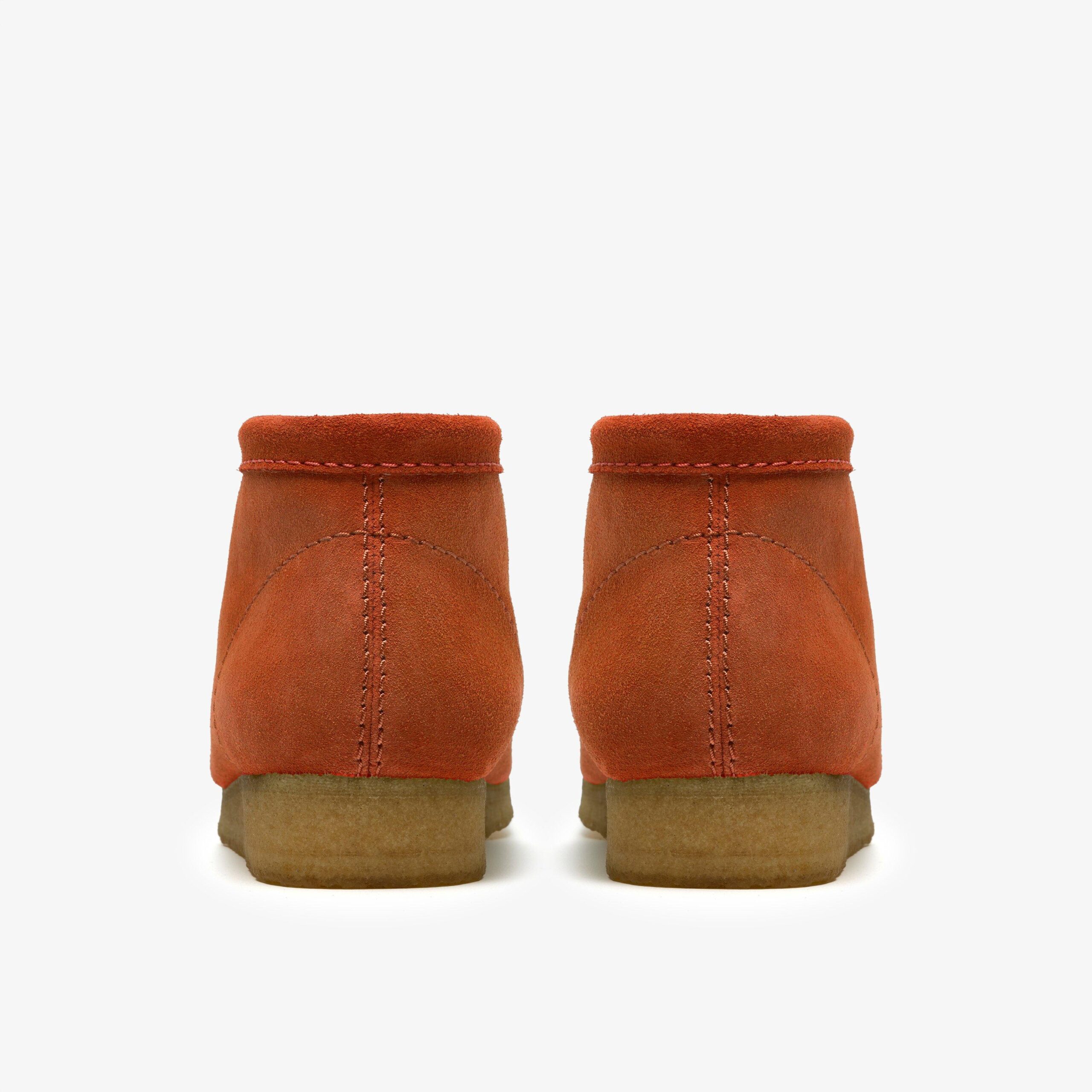 Wallabee Boot Orange Suede - Image 5