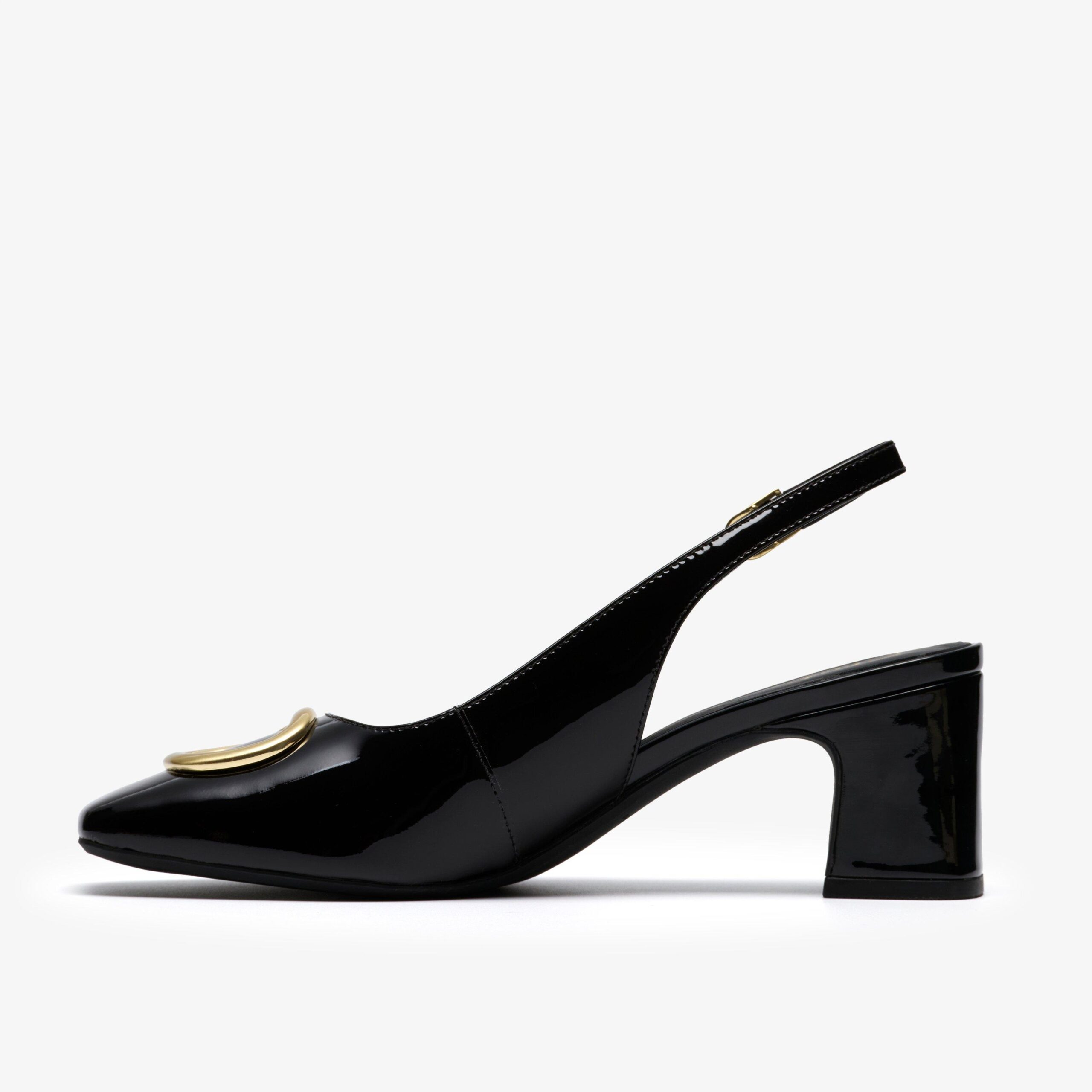 Fernie Sling Black Patent Leather - Image 2