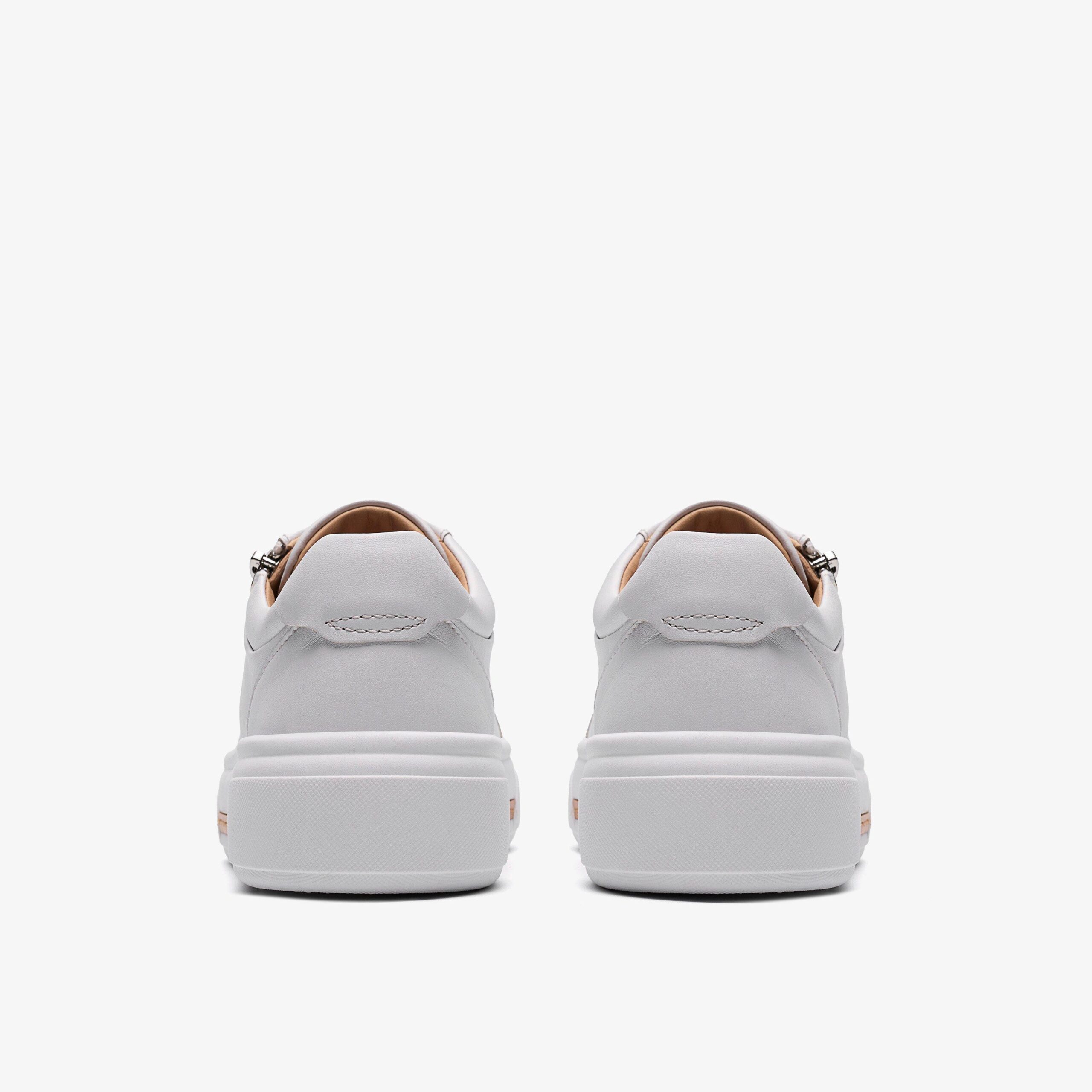 Hollyrose Zip White Leather - Image 5