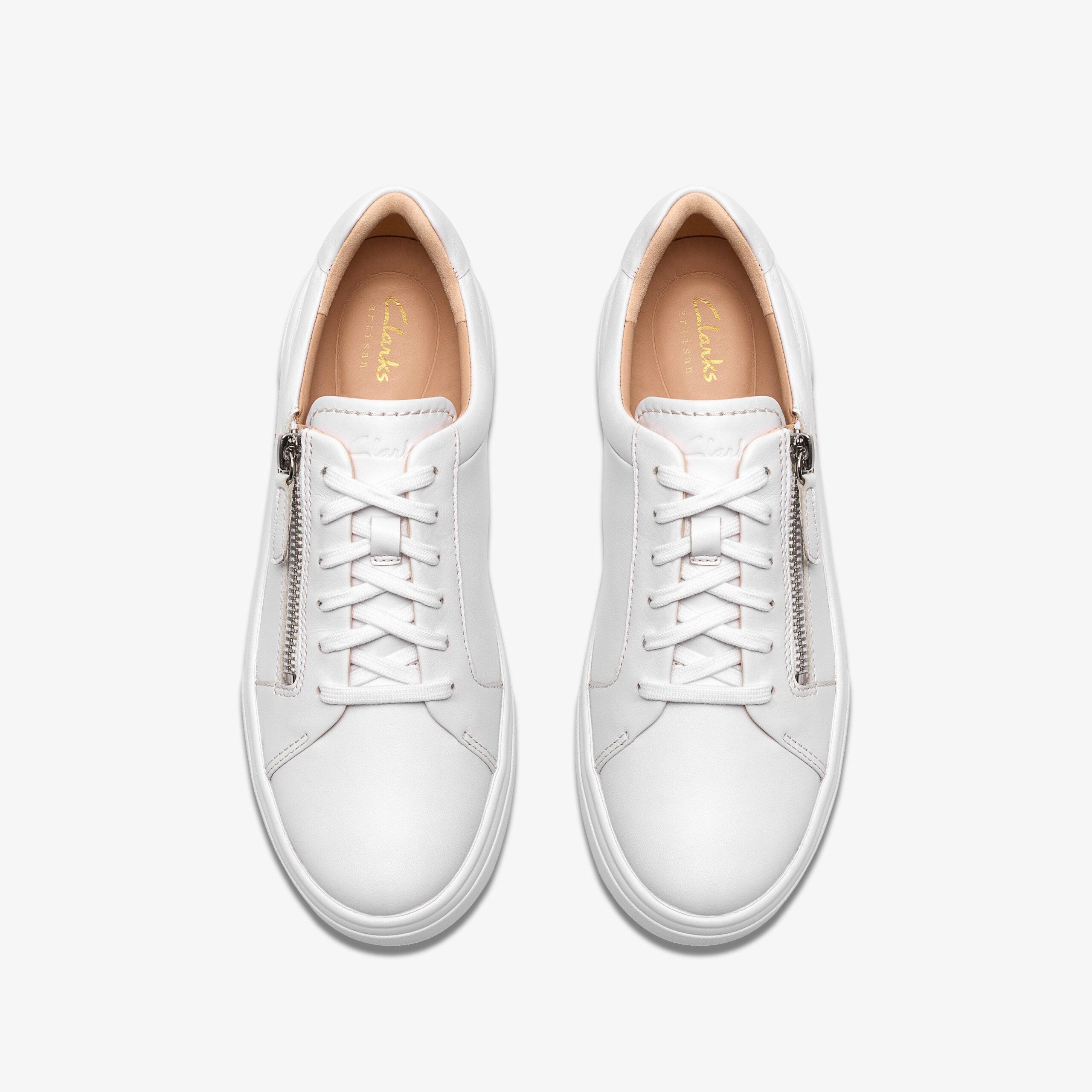 Hollyrose Zip White Leather - Image 6