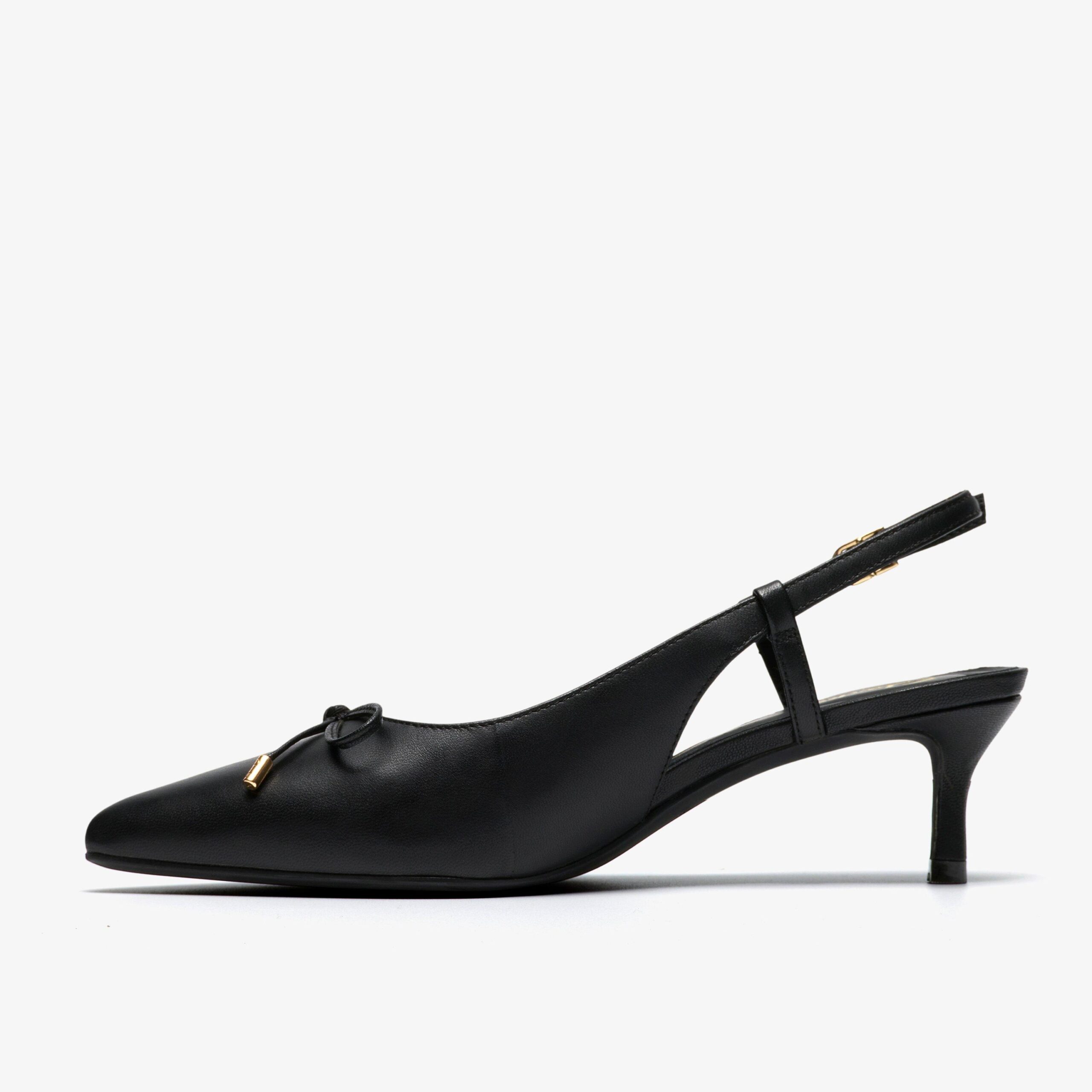 Zarey Bow Black Leather - Image 2
