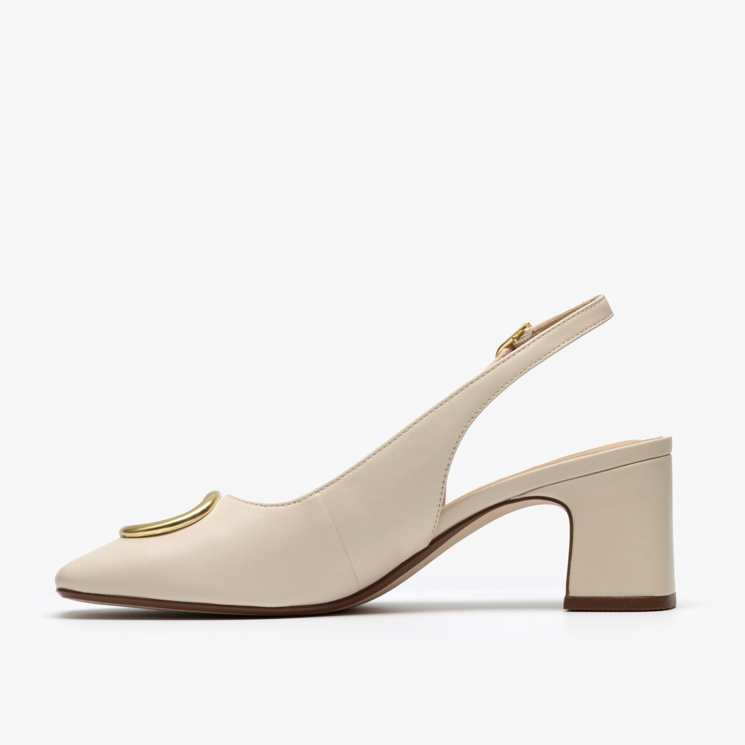 Fernie Sling Cream Leather - Image 2