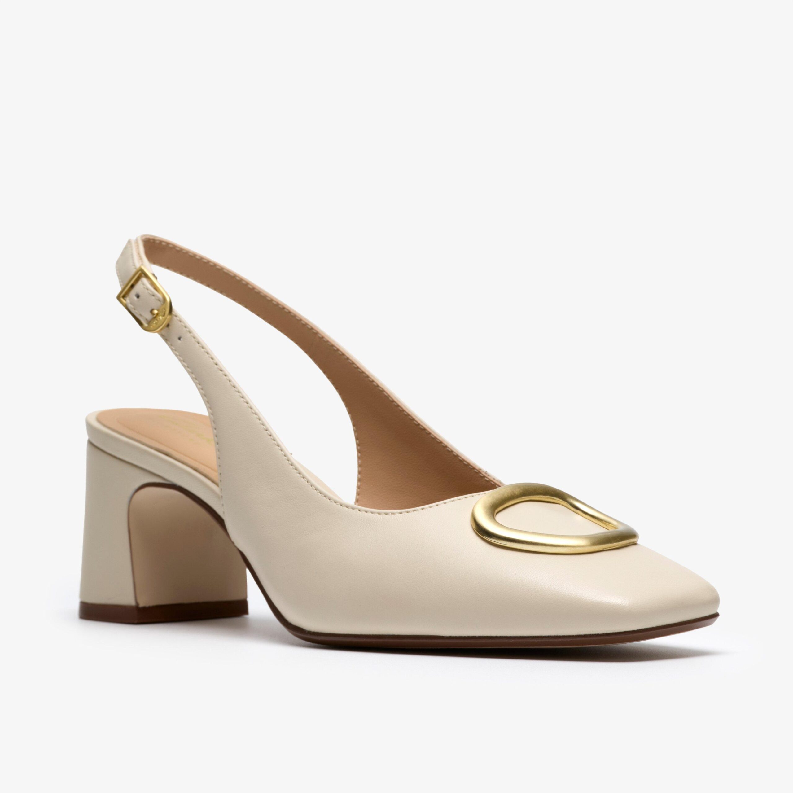 Fernie Sling Cream Leather - Image 4
