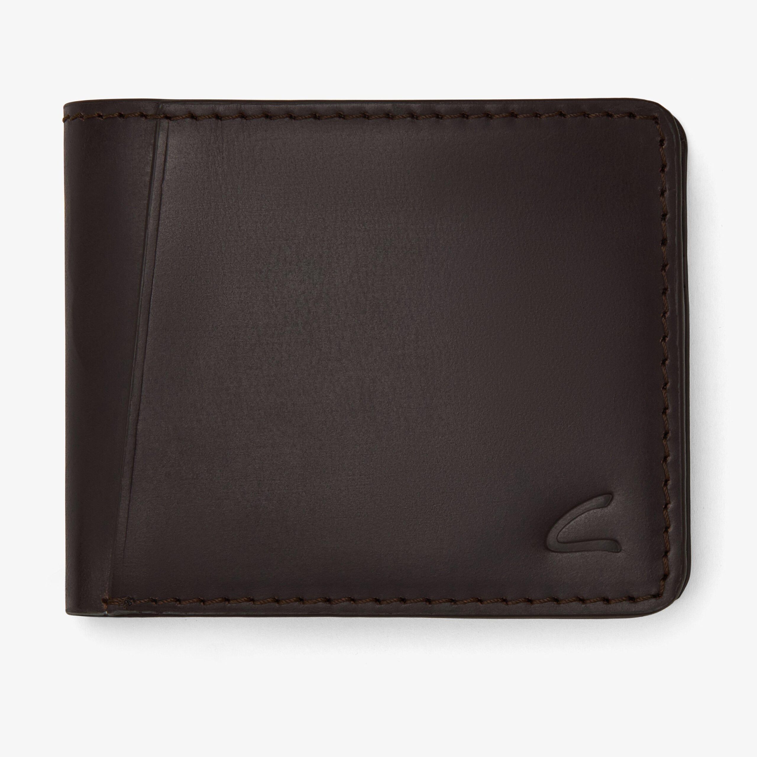 Buff Waxy Passport Wallet Brown