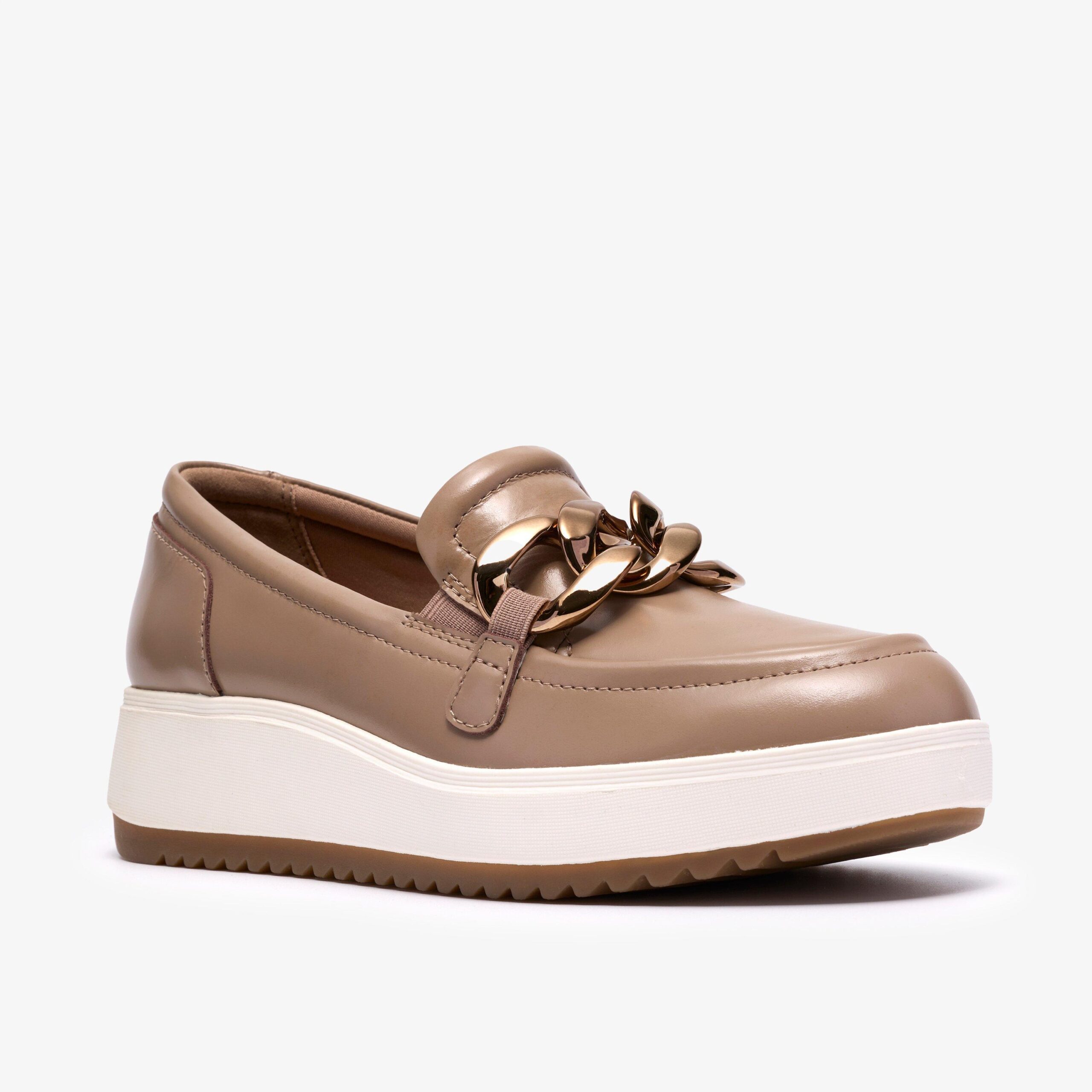 Zylah May Taupe Leather - Image 4