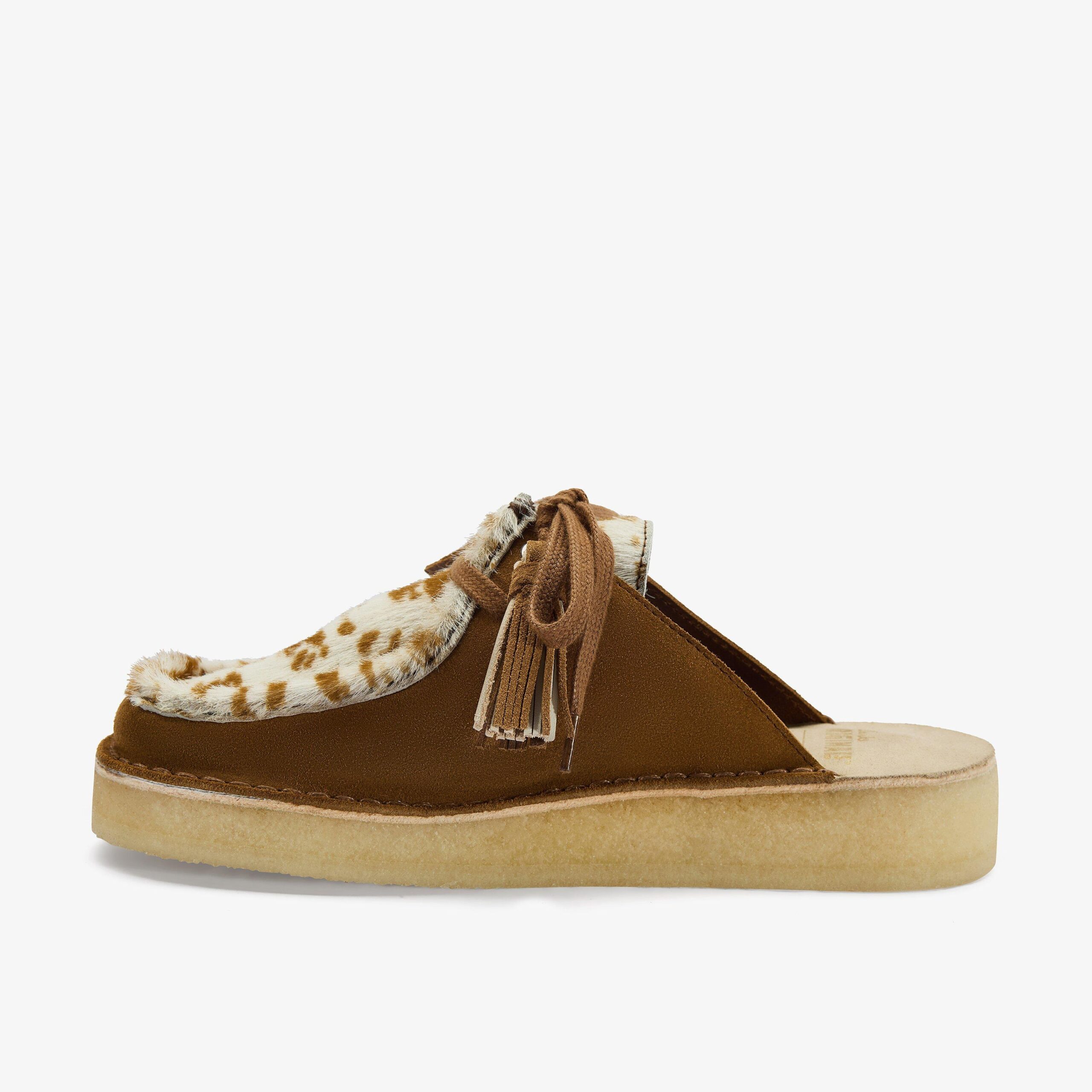 Anthropologie x Desert Nomad Mule Brown Cow Print - Image 2