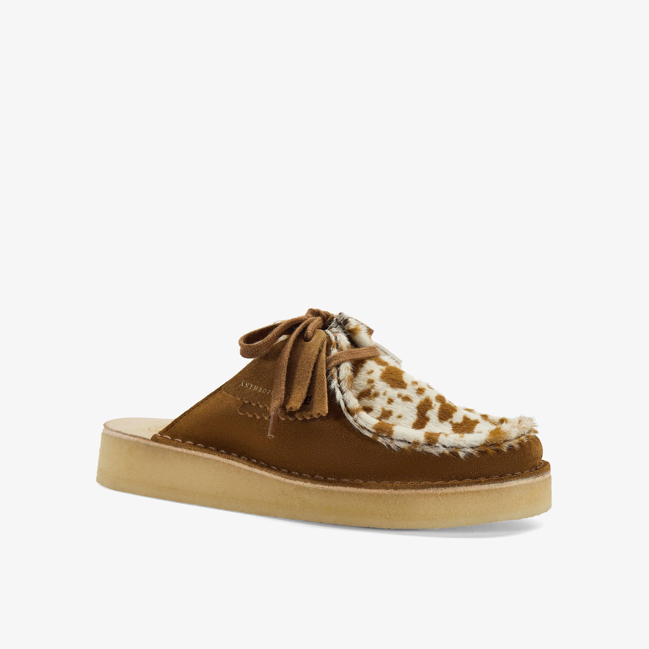 Anthropologie x Desert Nomad Mule Brown Cow Print - Image 4