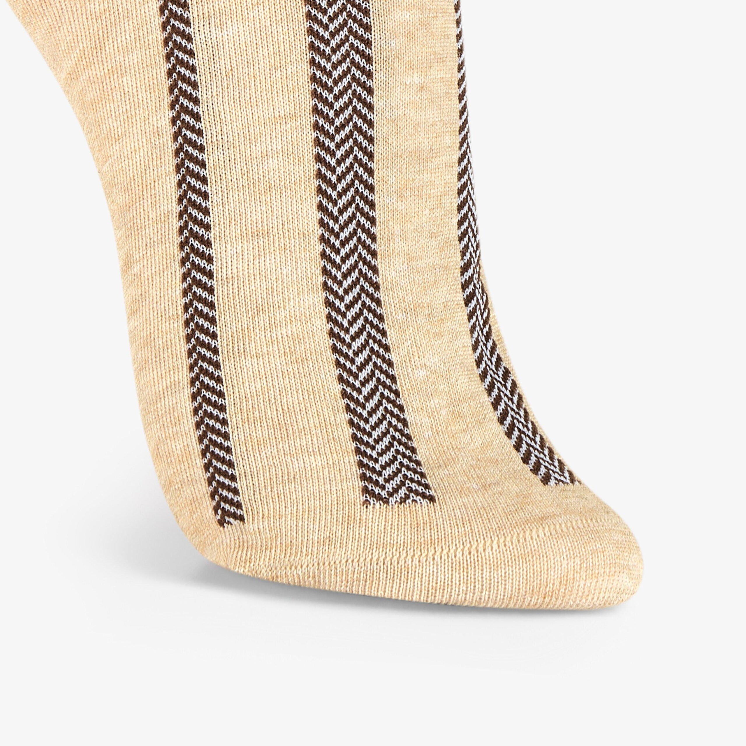 Vertical Zigzag Crew Khaki - Image 3
